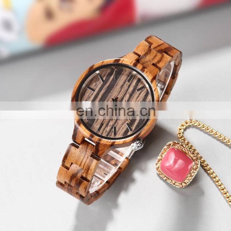 GOHUOS 16059 Mens Women Wood Watches Charm Quartz Analog Casual Bamboo Watch Male