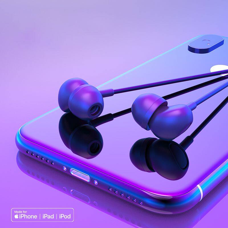 High End MFI Approved Wired Headphone Microphone Earbuds Earphone For Iphone7