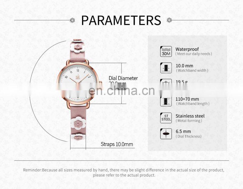 SHENGKE High School Students Watchs White Children Watch Young Girls Cute Wristwatchs Dropshipping Watches