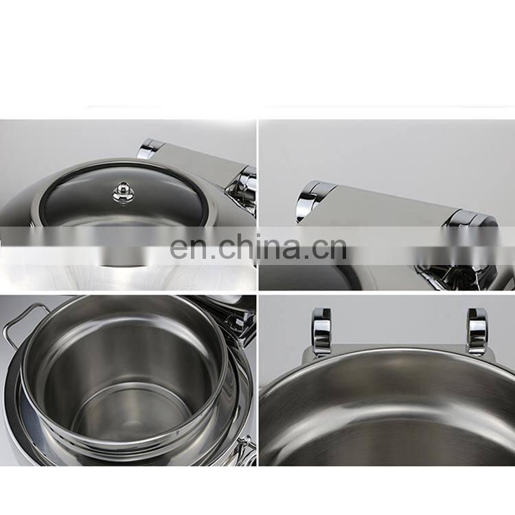 catering restaurant luxury GN pan display stainless steel buffet food warmer chafing dish
