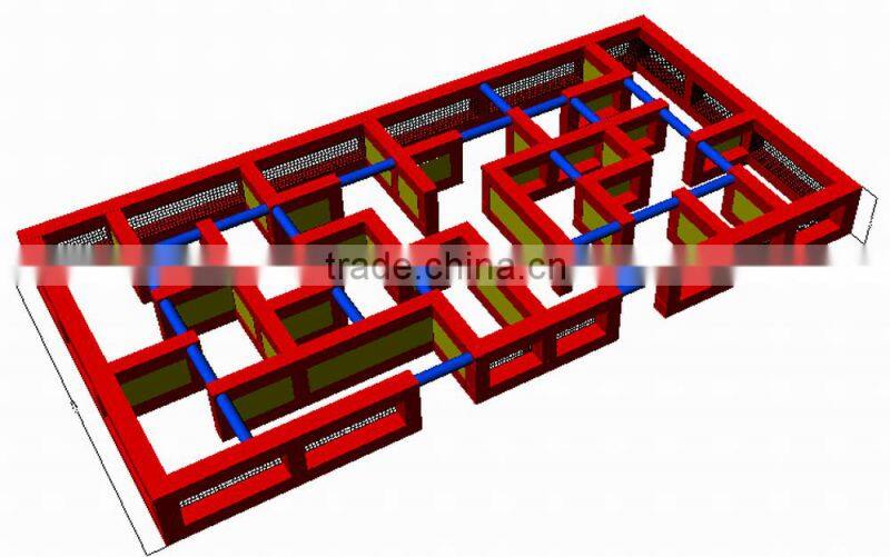 2015 Hot sale TOP inflatable Maze playground sports toy for kids or adults