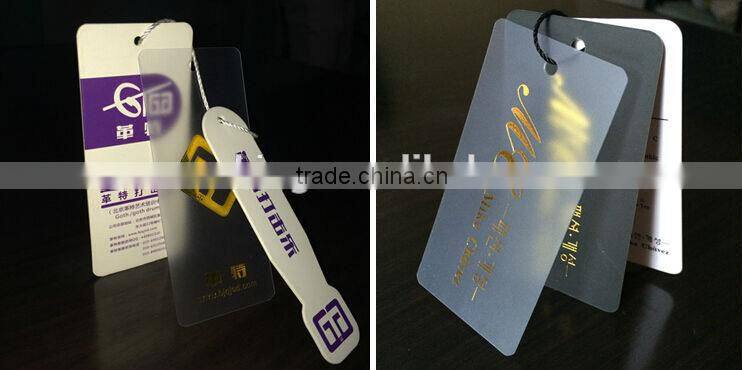 Thick black card gold printing cheap jewelry hangtag