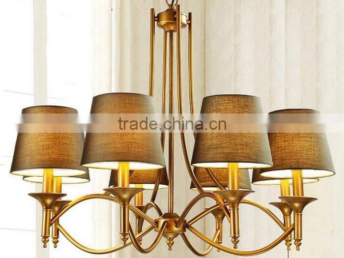 2016 new wrought iron candle chandelier lighting