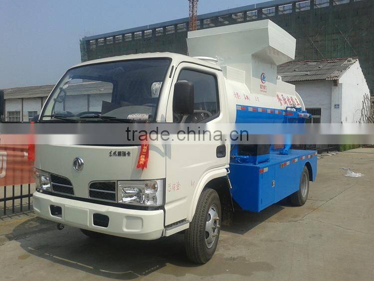 2015 top quality Dongfeng garbage truck 4000L kitchen garbage truck