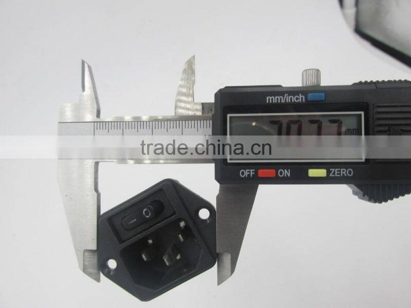 IEC electric switch and connector socket Environmental PVC material