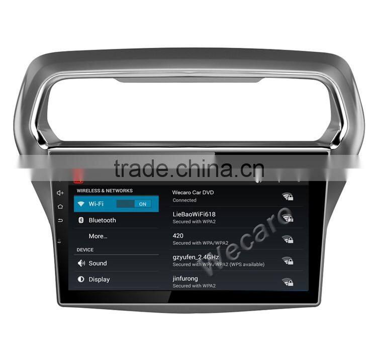 Wecaro WC-FE1019 10.2 inch android 4.4/5.1 Car DVD Gps Navigation for escort radio 2014 2015 2016 With Wifi and 3G GPS