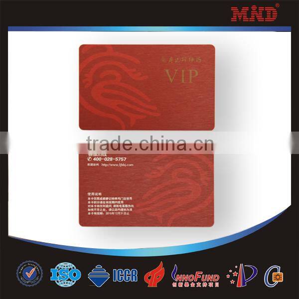 MDC1372 PVC blank white plastic high quality iso 7810 pvc card