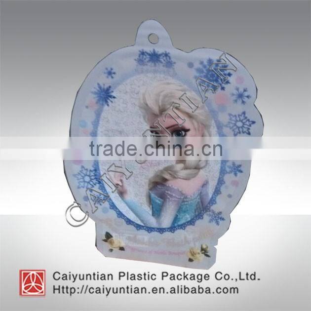 Special shape plastic packing bag for bath goods