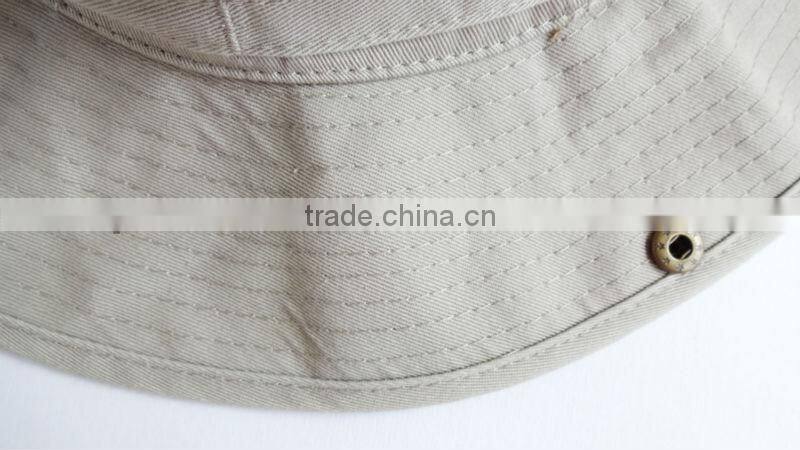 large brim foldable cotton safari hat for fishing