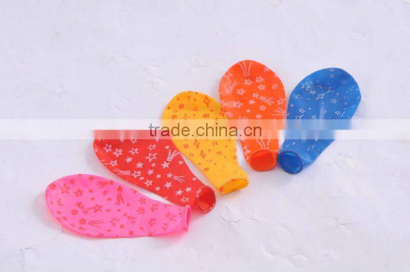 2012 new meet EN71 latex flat balloon for wedding decoration