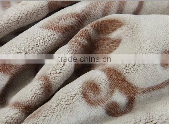 China supply Soft feel comfortable home blanket fleece