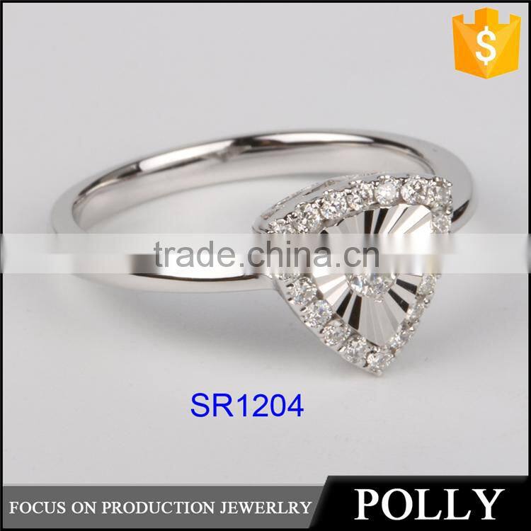 hot sale china jewelry micro plates ring 925 silver