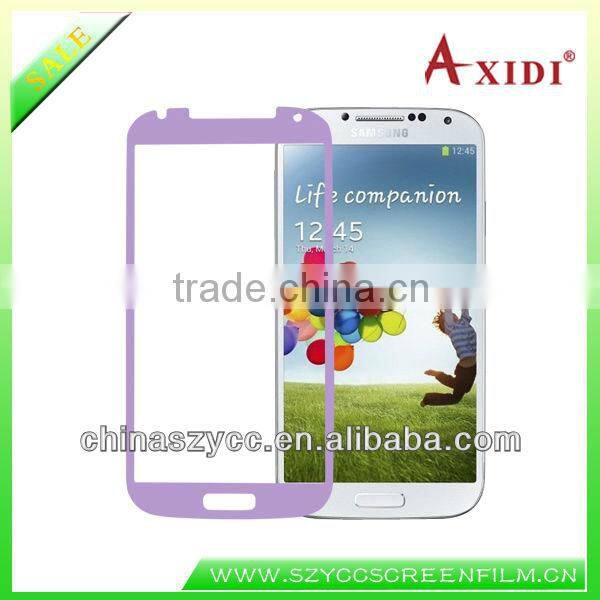 For Samsung S4(I9500) Colourful Good Quality Factory Manufacture Fashion Leather Screen Protector