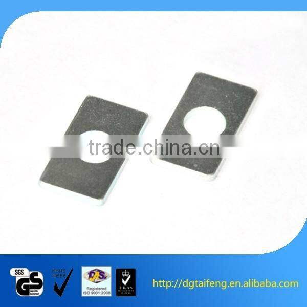 blue zinc coated carbon steel square nut