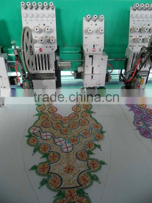 607+7 flat sequin cording chenille 4 in 1 mixed embroidery machine