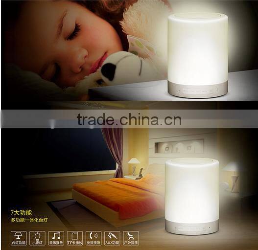 2016 New LED MINI Bluetooth Speaker USB Wireless Portable Music Sound Box Subwoofer Loudspeakers For phone PC with Mic
