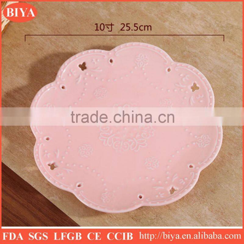 stoneware fashion 2 tier cake plate, metal cake stand,wedding cake stand