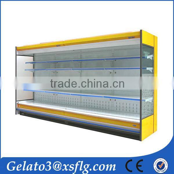 Supermarket used refrigerator open display case
