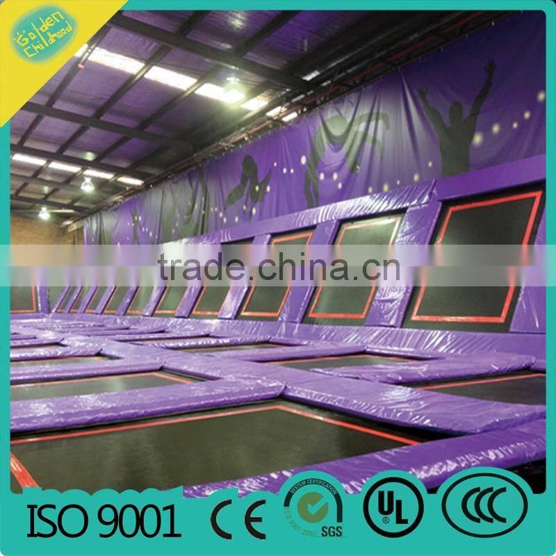 newest style large indoor trampoline park for amusement play