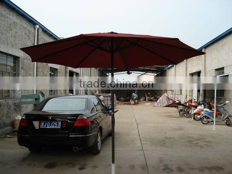 3M PATIO GARDEN UMBRELLA AIRVENT MARKET OUTDOOR NEW PARASOL SUN SHADE