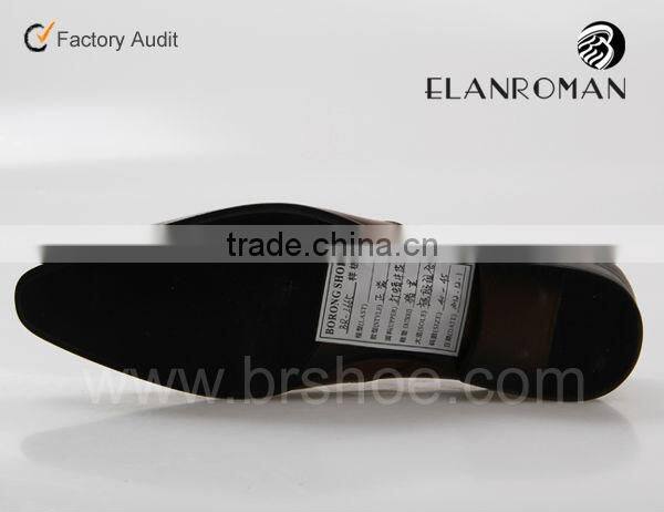 Concise style waxing cow leather shoes