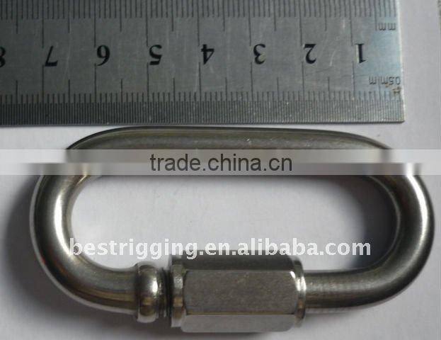 7mm quick link, ss304 wire rope accesory