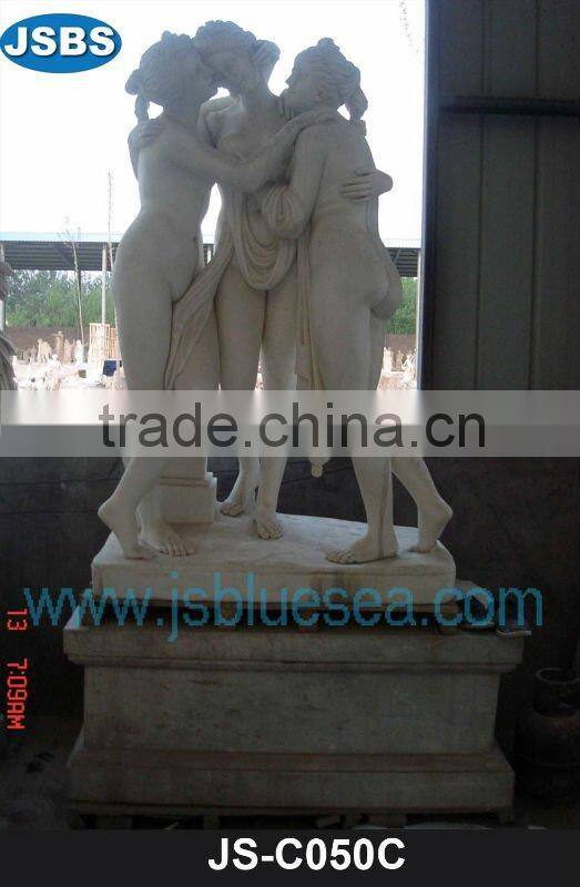 Stone carving of horse soldier