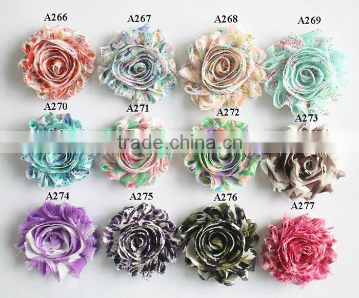 Cute Clover Chiffon Shabby Trim,Shabby Chic Flower