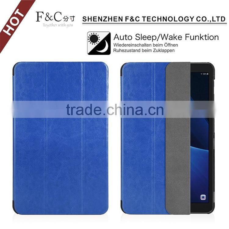 new hot press case for Samsung galaxy Tab A 10.1Soft Microfiber skin for ultra thin case with stand function