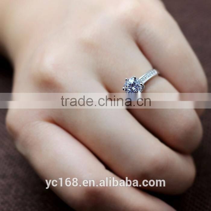 2016 Fashion Jewelry Type 925 Sterling Silver Wedding Rings Jewelry From India