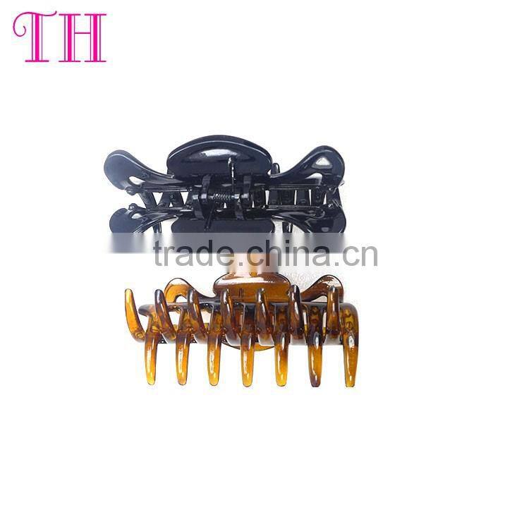 Customized transparent plastic large hair claw