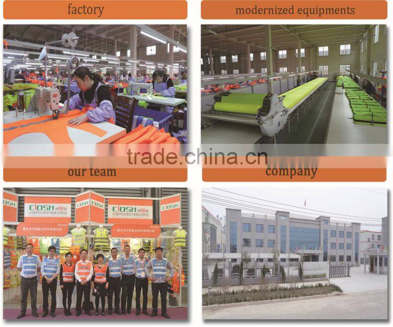 Hi-vis EN20471 disposable work safety vest with pockets