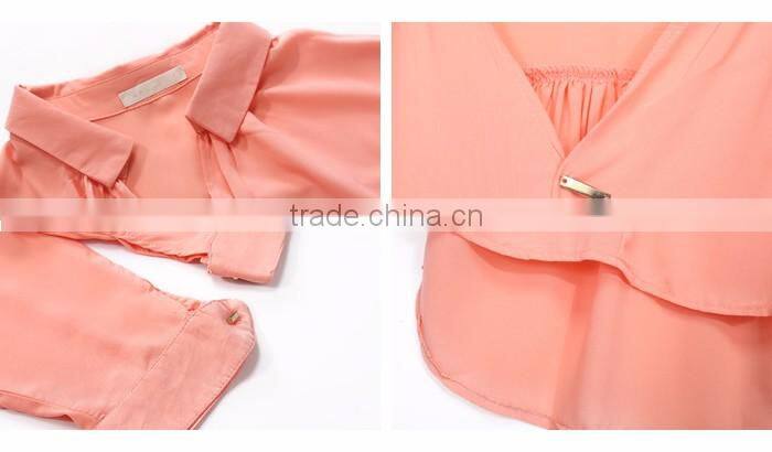 New Fashion Batwing Sleeve Chiffon Top For Girls In 2016