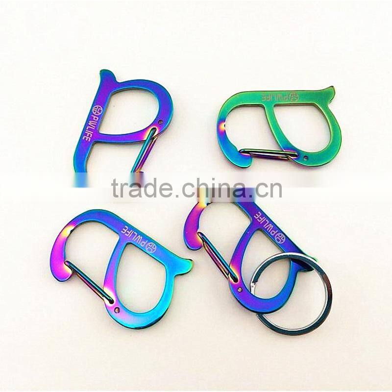 2015 footprint design metal keychain & promotional gift