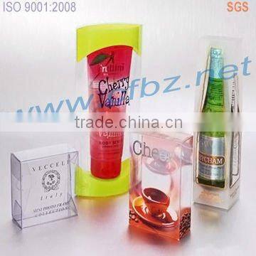 plastic wine packaging display box