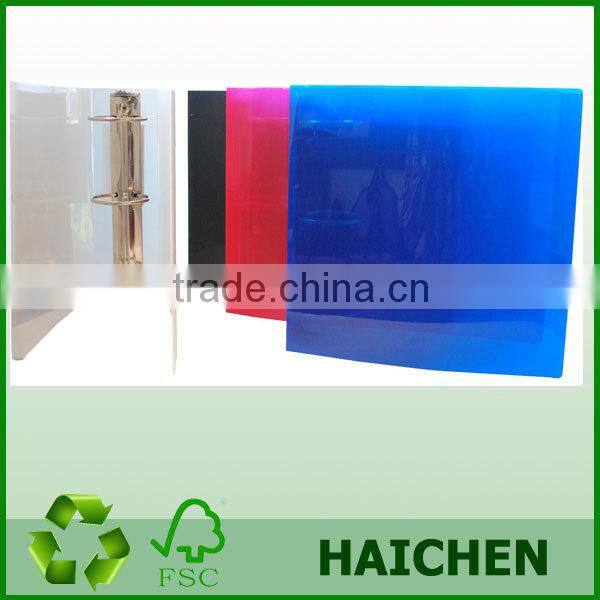 Manufacture Large capacity PP 3 Ring Binders