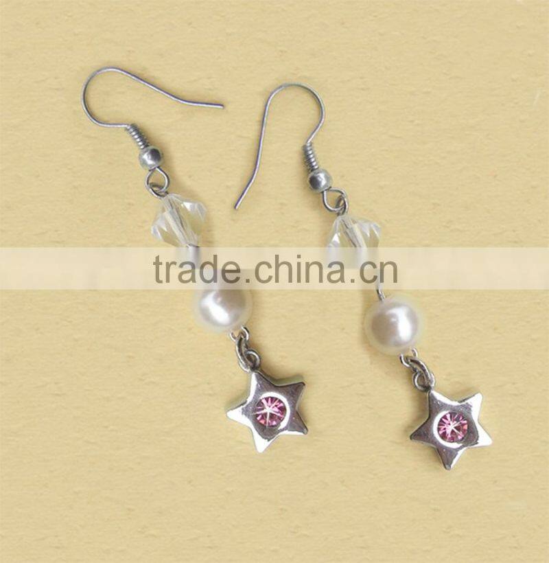 new design heart earrings promotional