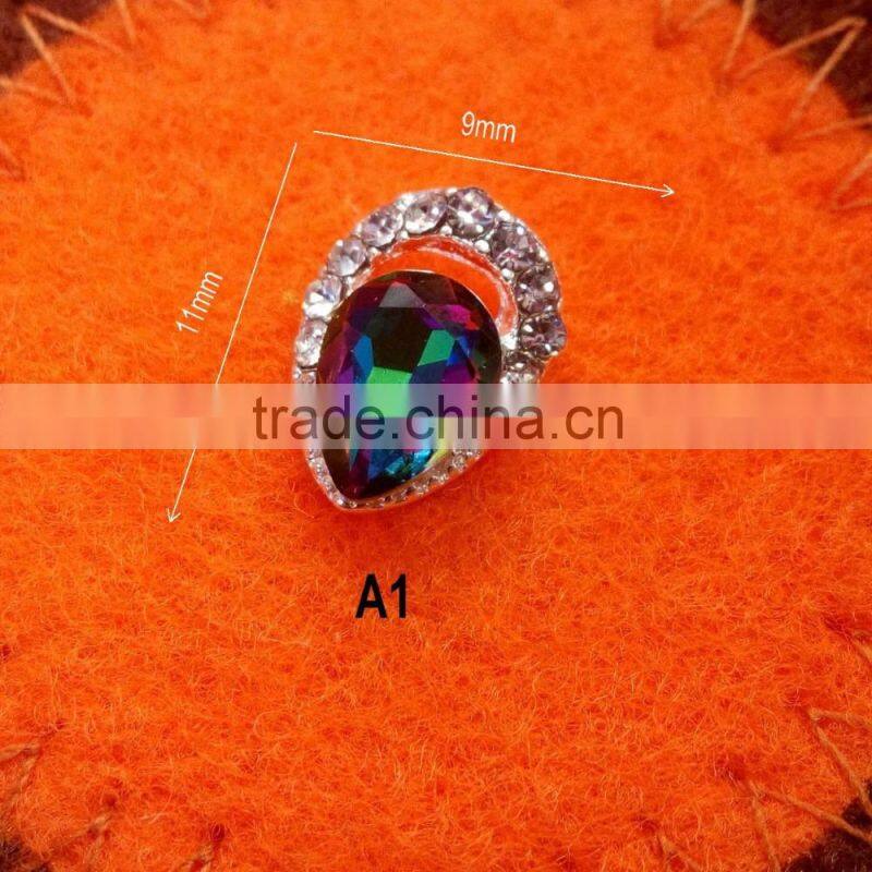 2016 New & Fashion Colorful Nail Art Alloy Rhinestone Decoration New Nail Crystal