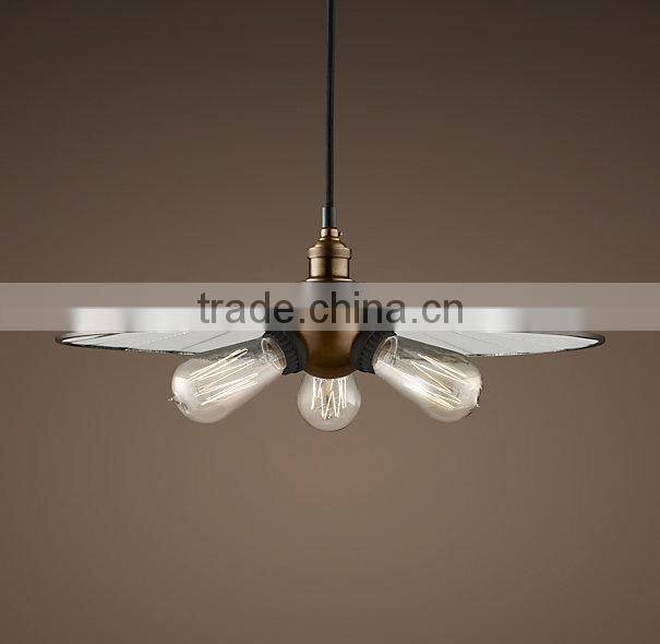 Steampunk | Rusted Pendant | Five Cage Lights | Industrial Style Chandelier Lighting