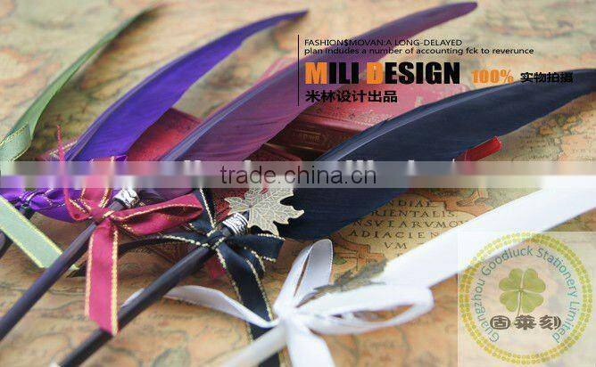 Custom Feather Promotional Quill Pens As Wonderful Gift