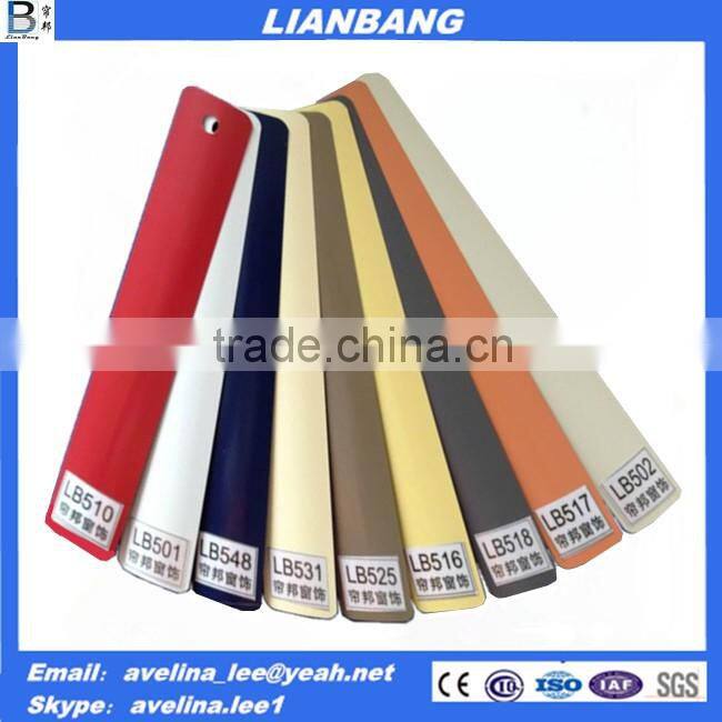 0.18mm Thickness, 25mm Width Coated Aluminum Venetian Blinds Slats for Blinds and Windows