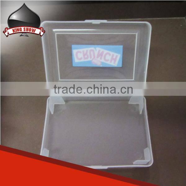 custom logo plastic box for playing cards with good price