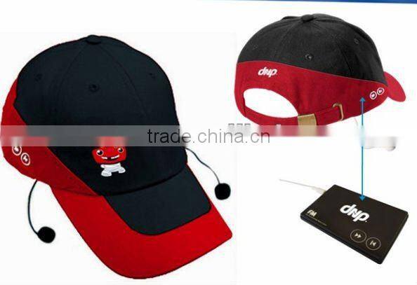 Cheapest Radio cap,FM cap, baseball cap with radio