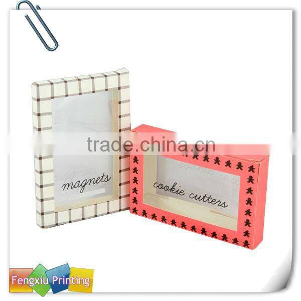 Paperboard Packaging Box with Clear PVC Window