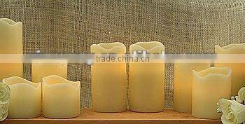 Set of 3 Remote Control LED Candles with Multi Functions