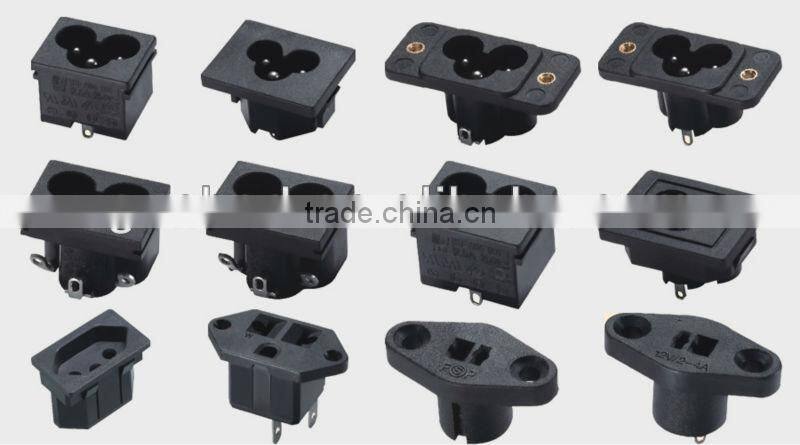 Electrical socket&plug switched socket