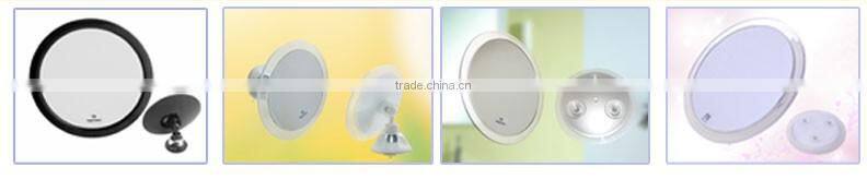 Swivel Round Fog free bathroom shower mirror Chromed