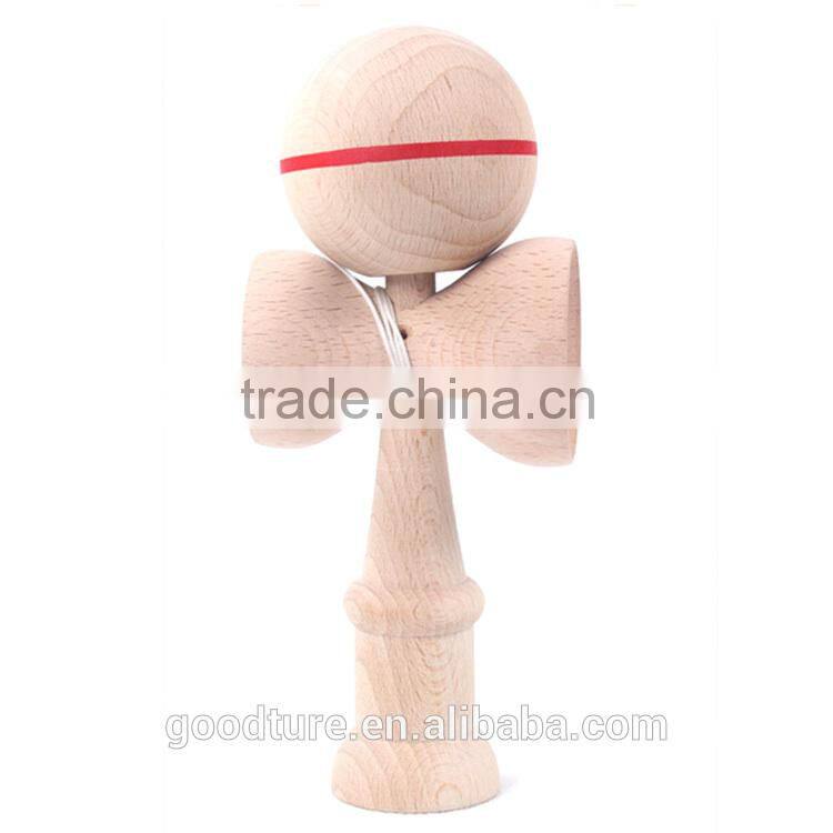 Solid Wood Beechwood Kendama Fine Polished Wooden Kendama