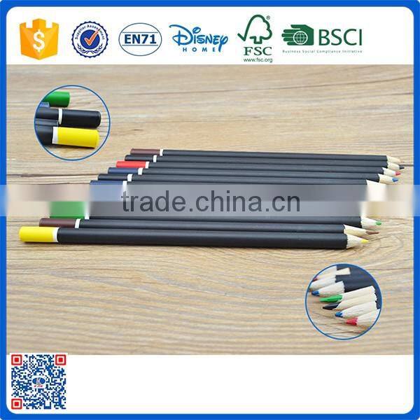 2016 Wholesale slap-up 7 inch wood color pencil with dipped for kids