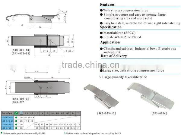 SK3-025 toggle latch with compression function